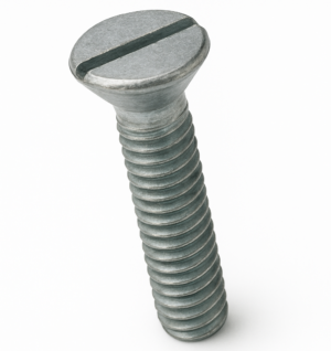 Slotted CSK screw