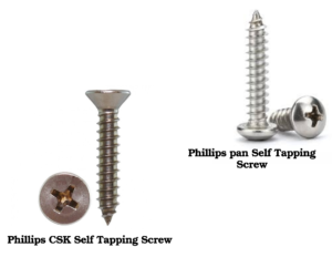 Phillips Self Tapping Screws