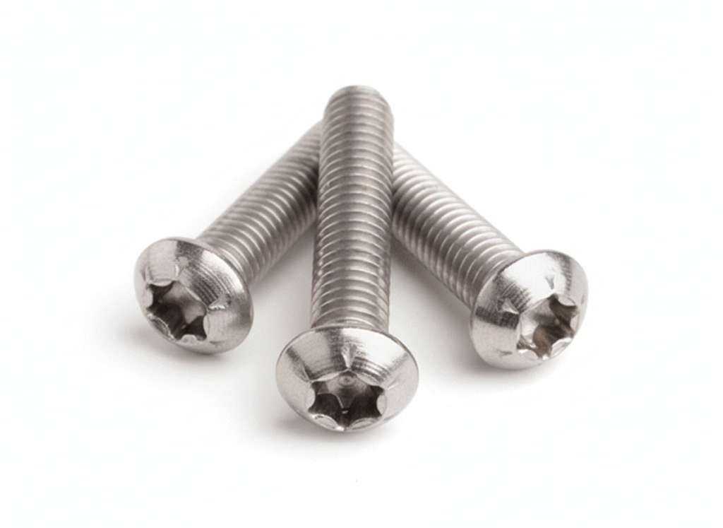 button head torx machine screw 6 lobe