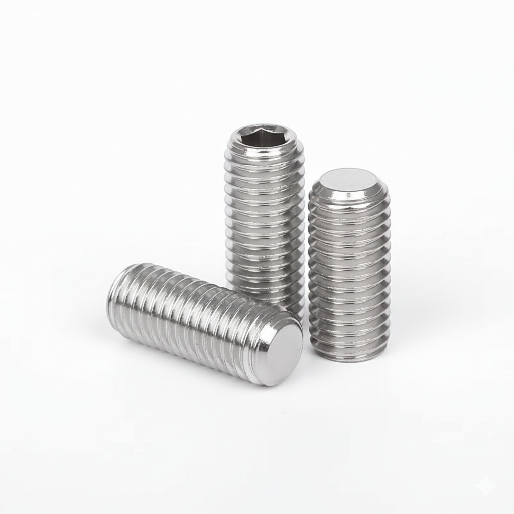 flat point grub screw