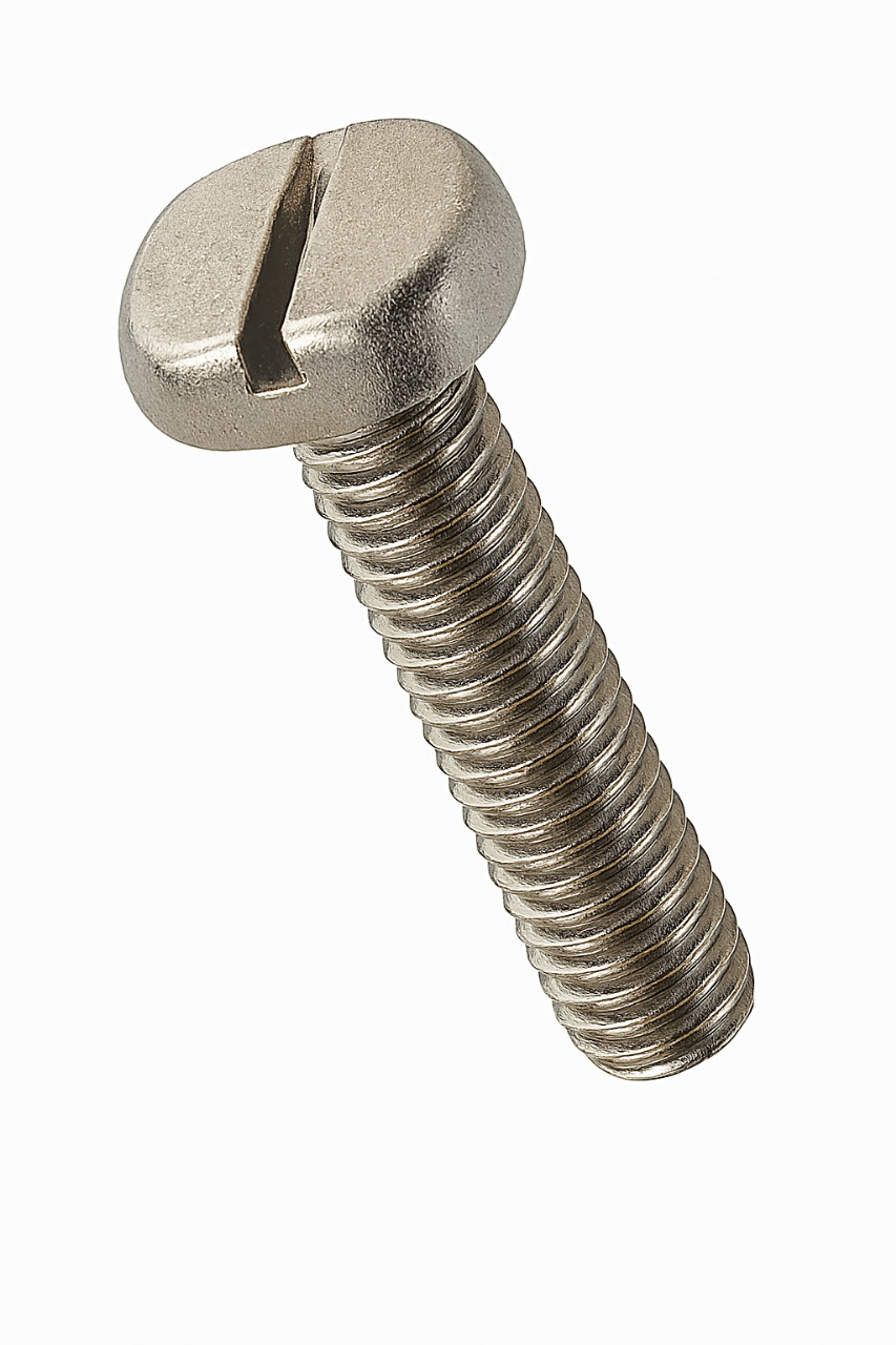Slotted cheese head screw