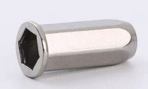 Full-Hex Body Large Flange [FLAT Head] Blind Nuts