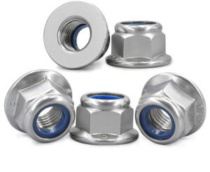 Flanged Nylock Nuts