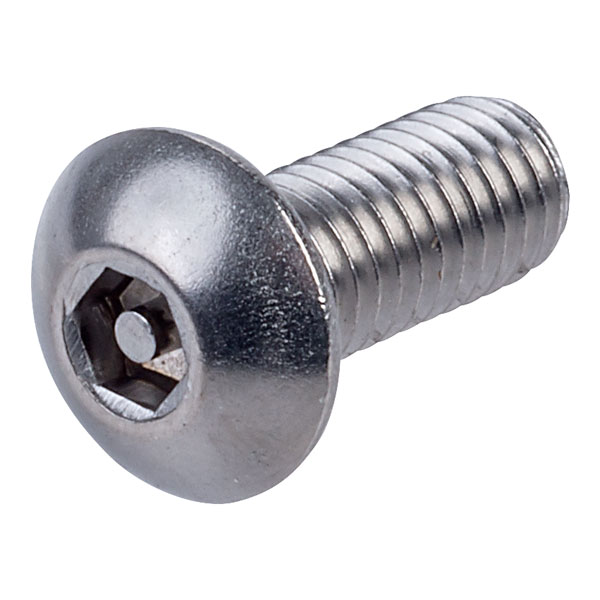 Pin-Hex Button Head Machine Security Screw